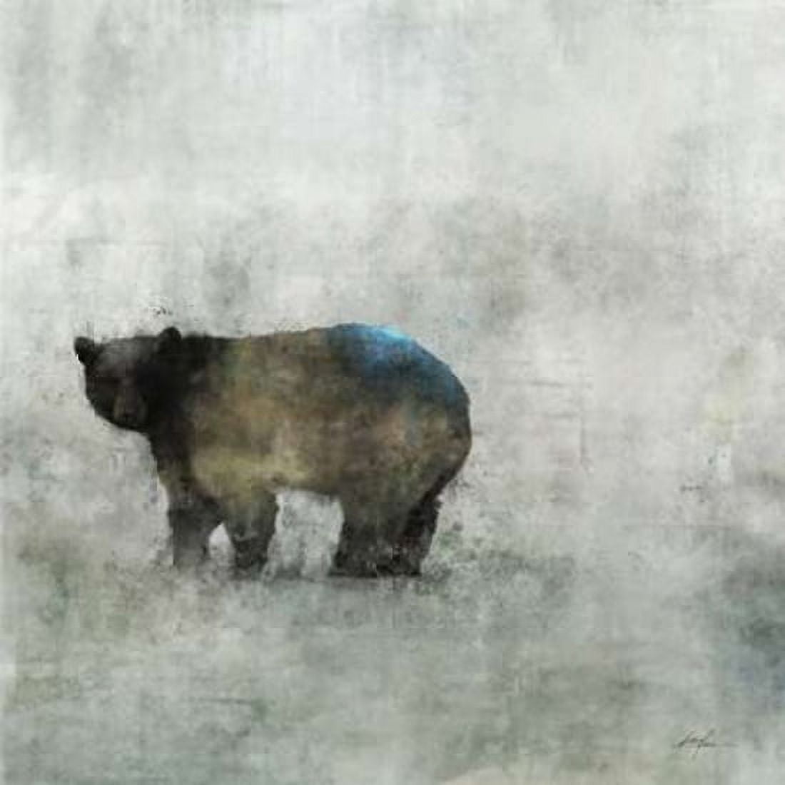 Friendly Bear 2 Canvas Art - Ken Roko (24 x 24)