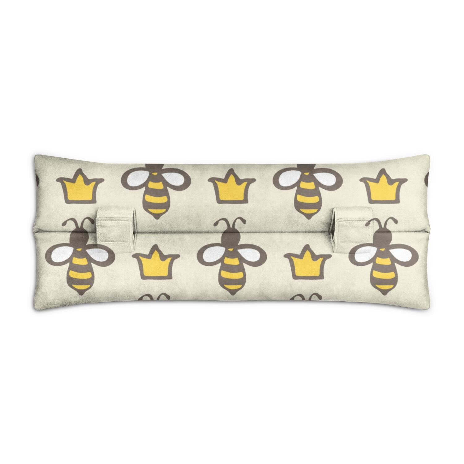 Friendly Bee and Daisy Seatbelt Pillow for Women After Surgery - Mastectomy Breast Cancer Heart Surgery Recovery Cushion - Soft Honeycomb Car Travel Pressure Relief Pad