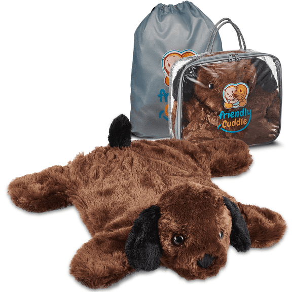 Friendly Cuddle Weighted Lap Pad 5 lbs Sensory Microwaveable Weighted Stuffed Animal Cuddle Pillow Blanket for Kids