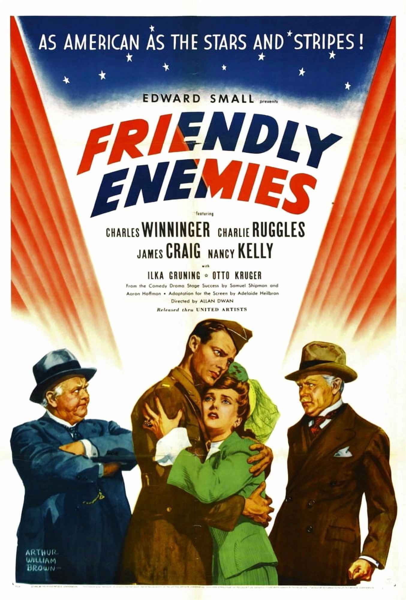 Friendly Enemies Canvas Art - (24 x 36)