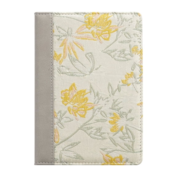 Friendly Fabric Journal A 5 Thread Stitched Binding Planner Notebook Retro Design With Lined Pages For Creative Writing