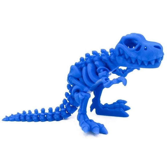 Clever Contraptions Articulated T-Rex Desk Figure | Flexible Collectible Dinosaur for Adults – Articulating Jaw