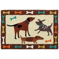 thumbnail image 1 of Friendly Fidos Jellybean Accent Washable Rug 20" x 30" JB-SH006, 1 of 3