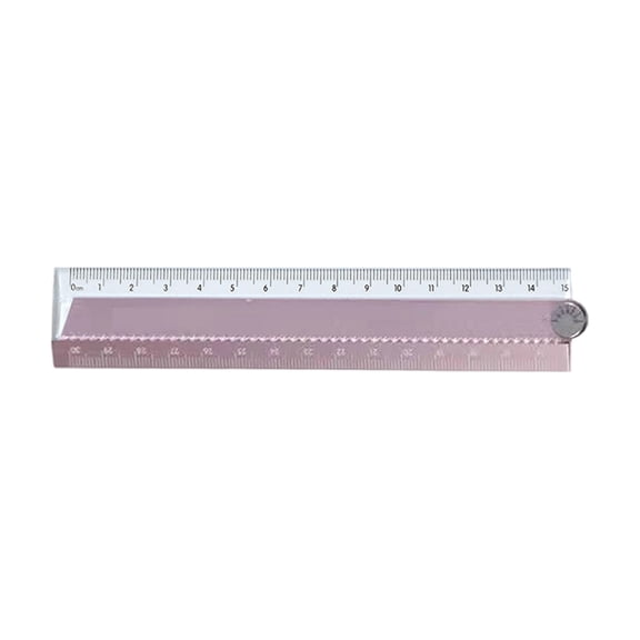 Friendly Foldable Ruler Aluminum Alloy Frame Foldable Design With Rounded Protective Corners