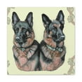 thumbnail image 1 of "Friendly German Shepherd Pair" - Canvas, 1 of 25