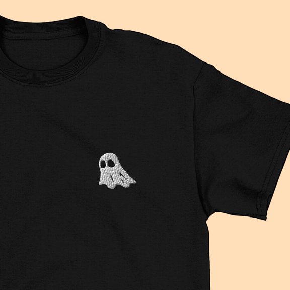 Friendly Ghost Embroidered T-shirtt