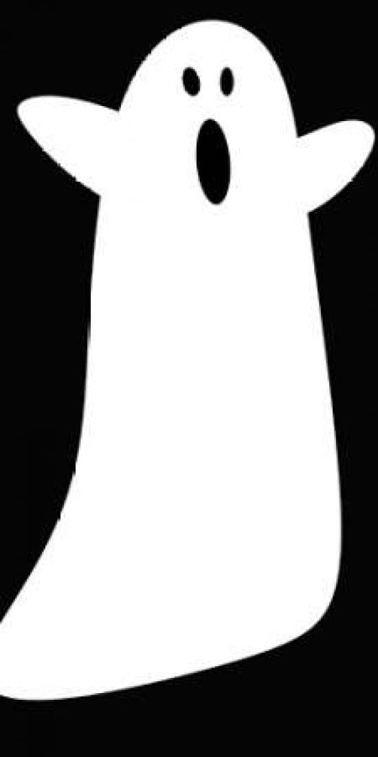 Friendly Ghost I Canvas Art - Linda Woods (10 x 20)