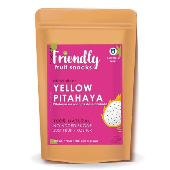 Friendly Organic Foods Dried Dragon Fruit - Pitahaya, 5.29 Oz, Healthy Snack