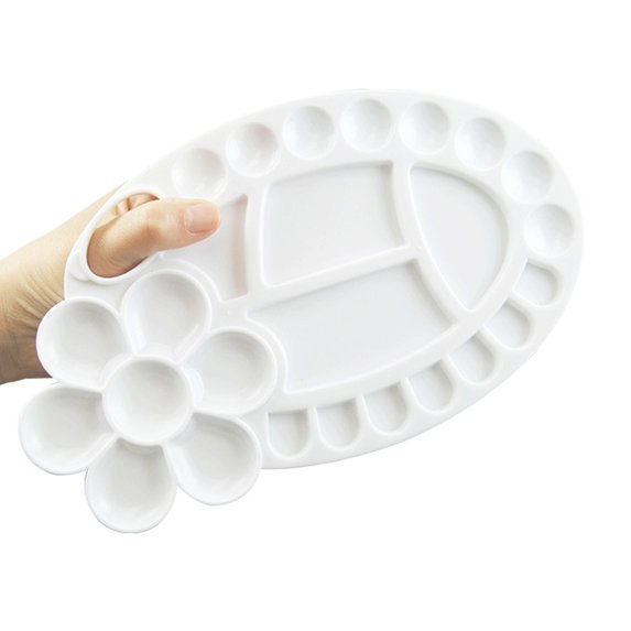 Friendly Paint Mixing Tray Artist Painting Palette For Safe Flexible Watercolor Tray Acrylic Paint Mixing Board
