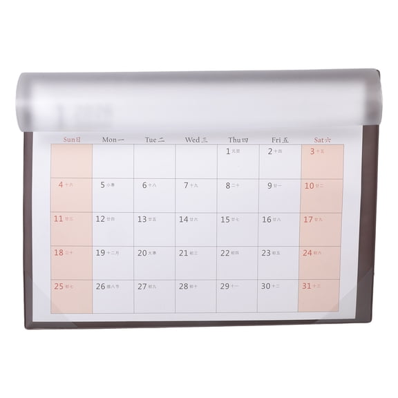 Friendly Paper 2026 Desk Pad Integrating Calendar and Pad Antislip Feature for Sustainable Workspaces Solution