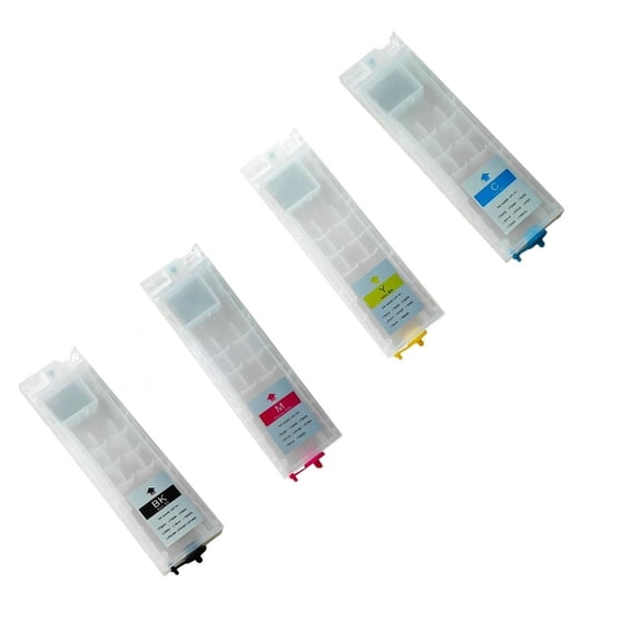 Friendly Refillable Inkjet Cartridges for WF-C5290 WF-C5790 WF-C5210 Select Printers Chipless System Easy Installs