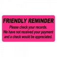 thumbnail image 1 of Friendly Reminder Payment Due Labels, 1 of 1