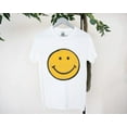 thumbnail image 1 of Friendly Smiley Cartoon Bright Positive Vibes T-Shirt, for men & women, up to size 5XL, 1 of 3