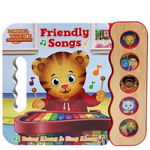Pre-Owned Daniel Tiger Friendly Songs: Children's 5-Button Song Book - Sing and Read with Daniel Tiger and Friends, 9781680523270, 1680523279, Paperback,