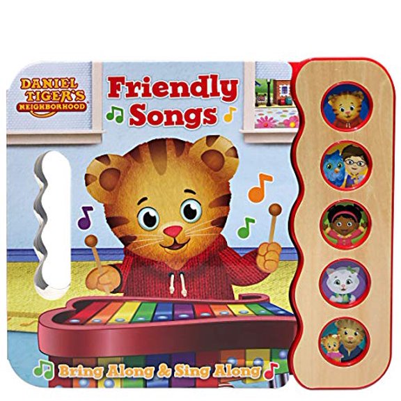 Pre-Owned Daniel Tiger Friendly Songs: Children's 5-Button Song Book - Sing and Read with Daniel Tiger and Friends, 9781680523270, 1680523279, Paperback,
