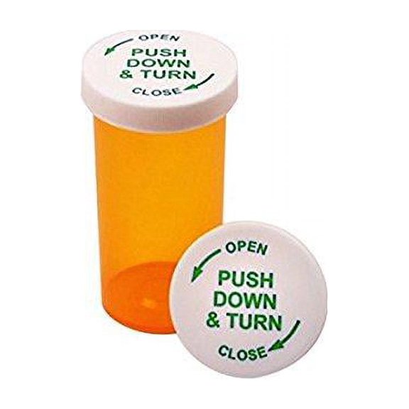Friendly & Safe Caps, 30/40/60 Dram, 100ct 070610330309F1330