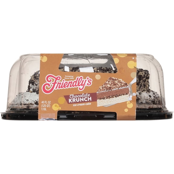 Friendly's Chocolate Krunch Chocolate Ice Cream Cake - 40 Fl Oz