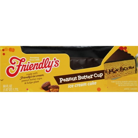 Friendly's Peanut Butter Cup Ice Cream Cake - 60 Fl Oz