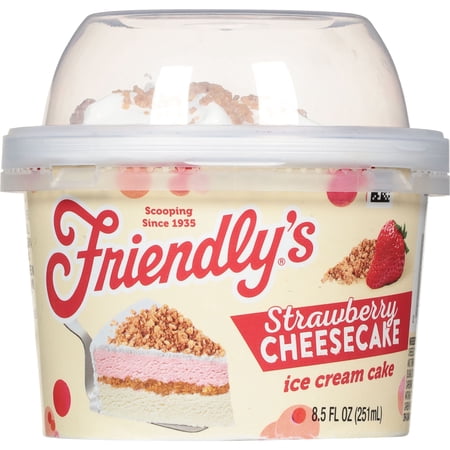 Friendly's Strawberry Cheesecake Ice Cream Cake Singles - 8.5fl oz