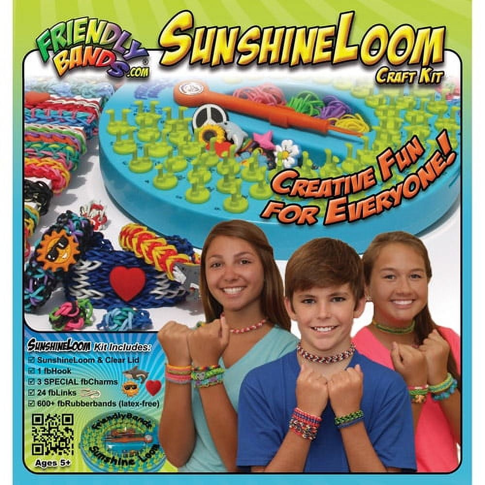 FriendlyBands Sunshine Loom Rubber Band Bracelet Craft Kit