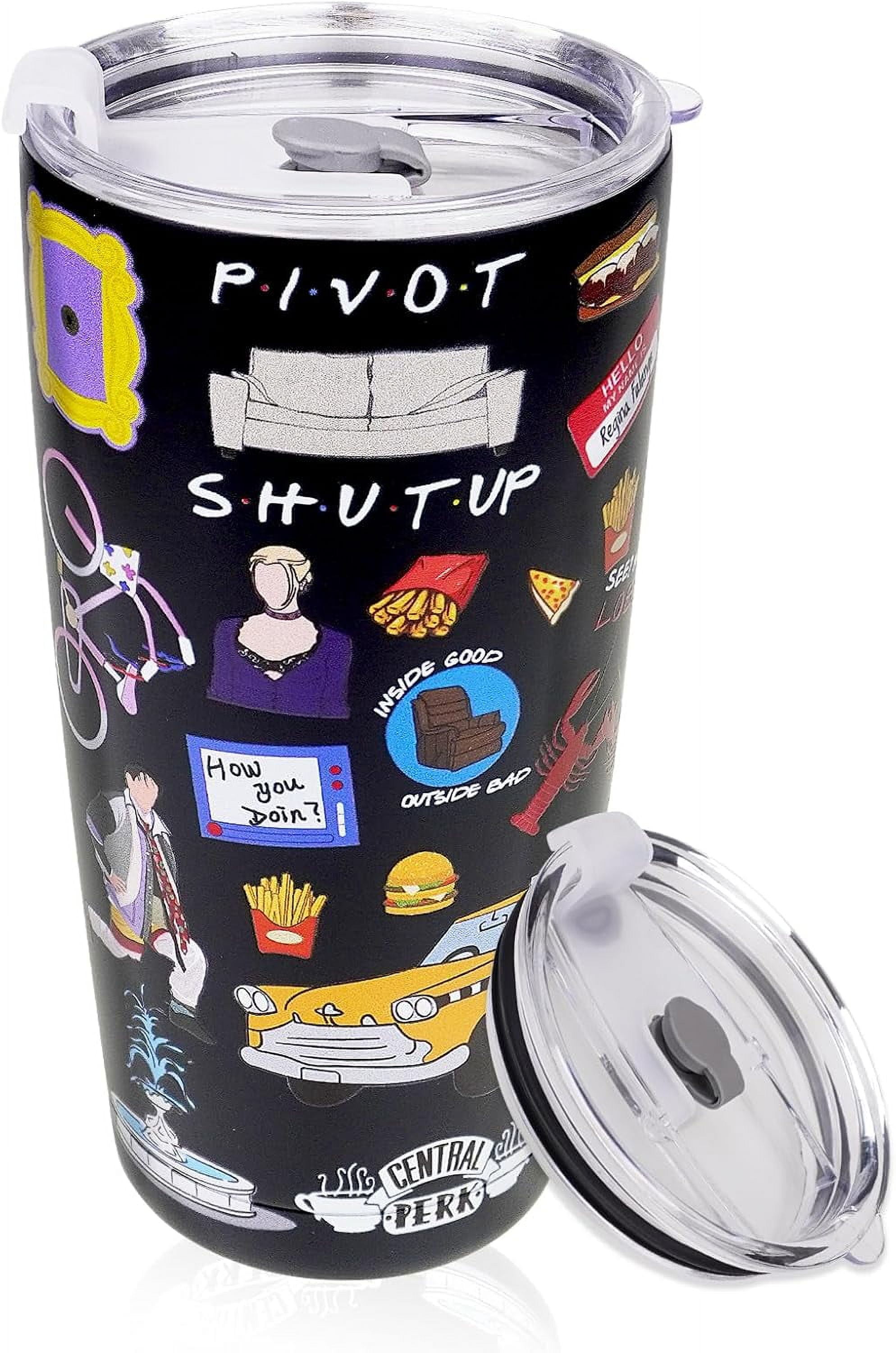 Friends 20 oz Stainless Steel Tumbler with Lids,Friends TV Show