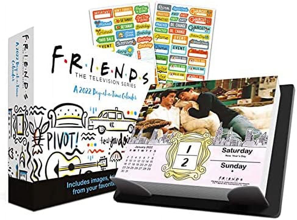 Friends 2022 Calendar, Box Edition Bundle Deluxe 2022 Friends Dayat