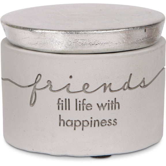 Friends - 3" x 2.25" Cement Keepsake Box