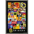 thumbnail image 1 of Friends 30th - Grid Wall Poster, 22.375" x 34" Framed, 1 of 5
