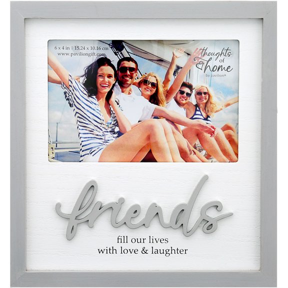 Pavilion Gift Company - Friends - 7.75" x 8.25" Frame (Holds 6" x 4" Photo)