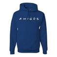 thumbnail image 1 of Friends Amigos Parody Pop Unisex Graphic Hoodie Sweatshirt, Royal, 2XL, 1 of 3
