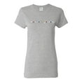 thumbnail image 1 of Friends Amigos Parody Pop Womens Graphic T-Shirt, Heather Grey, Medium, 1 of 3
