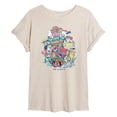 thumbnail image 1 of Friends - Animated Icon Collage Oversized Graphic T-Shirt, 1 of 4