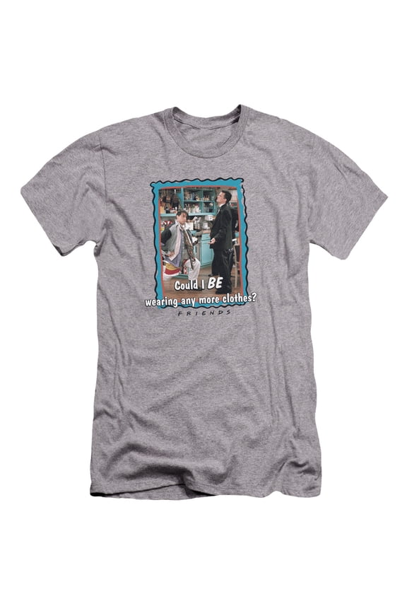 Friends - Any More Clothes - Premium Slim Fit Short Sleeve Shirt - Medium