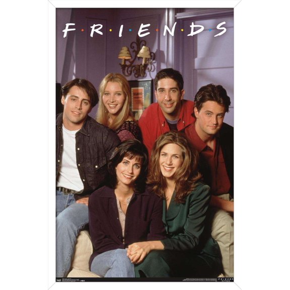 Friends - Apartment Wall Poster, 14.725" x 22.375", Framed