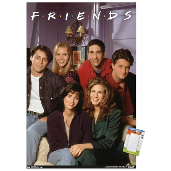 Friends - Apartment Wall Poster, 14.725" x 22.375"