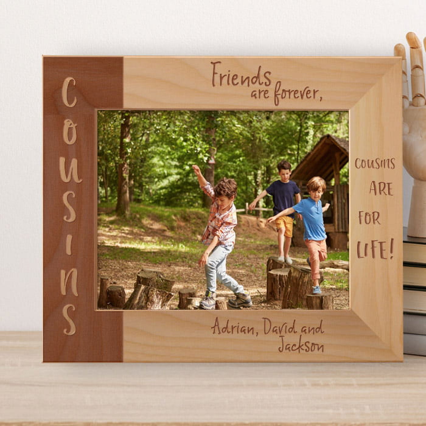 Friends for life fashion husband and wife frame