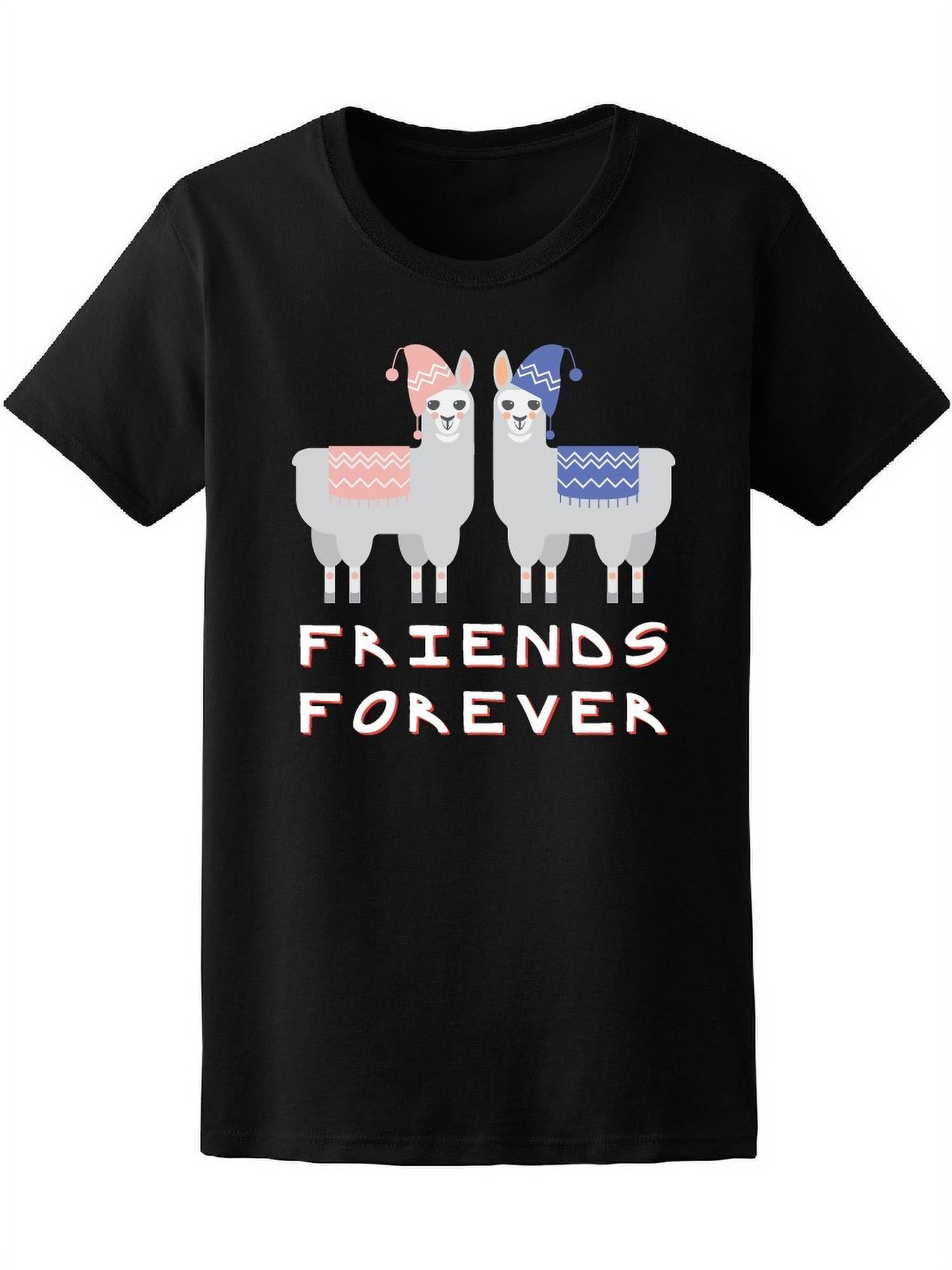 Fellow Friends Maglietta Unisex Llama Parodia | T-Shirt In Cotone Morbido E Resistente | Stampa Divertente E Originale
