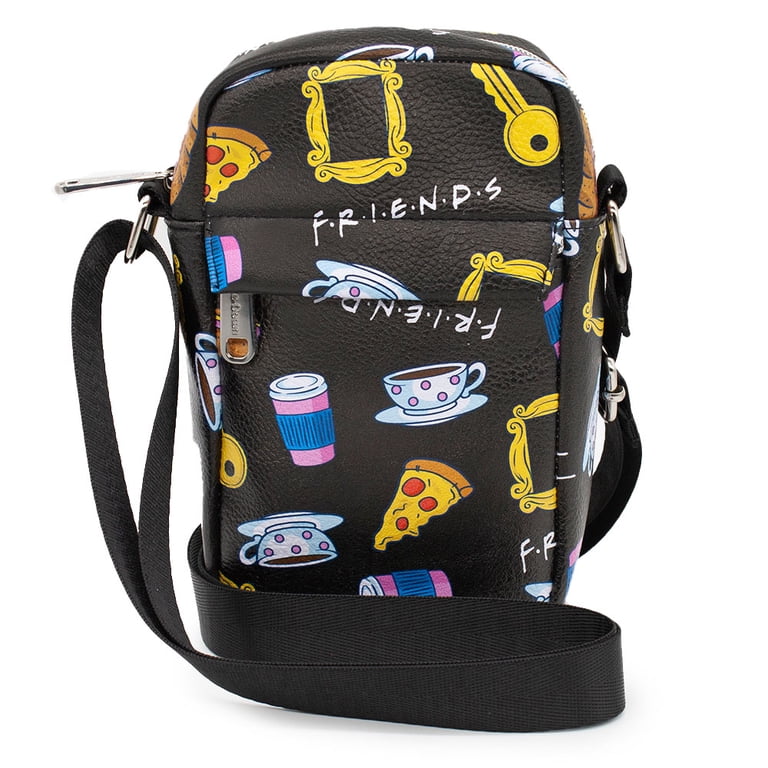 Friends Bag, Crossbody, with Friends Television Show Icons Collage