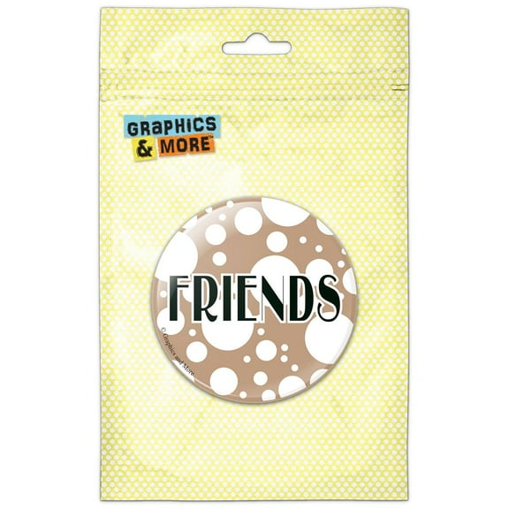 Friends Besties Refrigerator Button Magnet