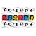 thumbnail image 1 of Friends Cast Blocks Fleece Blanket 36' x 58', 1 of 3