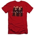 thumbnail image 1 of Friends - Cast In Black - Premium Slim Fit Short Sleeve Shirt - Large, 1 of 2