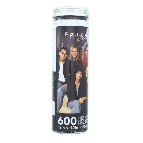 Friends Cast Mega Micro 600 Piece Jigsaw Puzzle Tube