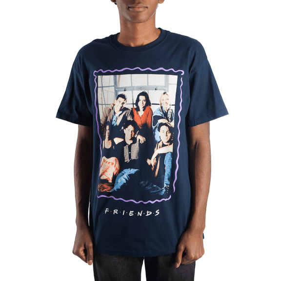 Friends Cast Portrait T-shirt-Small
