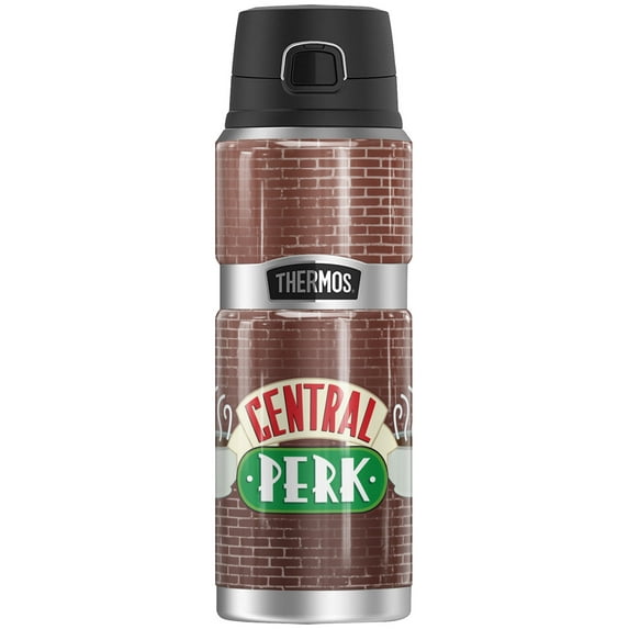 Friends Central Perk Brick Wall THERMOS STAINLESS KING Stainless Steel Drink Bottle, Vacuum insulated & Double Wall, 24oz