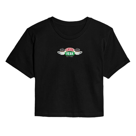 Friends - Central Perk Logo - Juniors Cropped Graphic T-Shirt