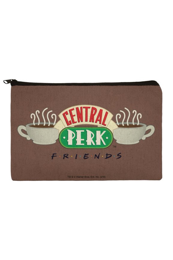 Friends Central Perk Logo Makeup Cosmetic Bag Organizer Pouch