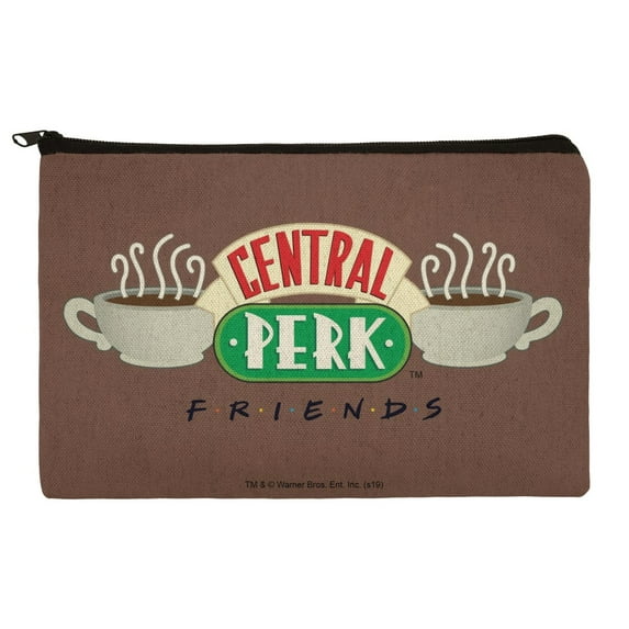 Friends Central Perk Logo Pencil Pen Organizer Zipper Pouch Case