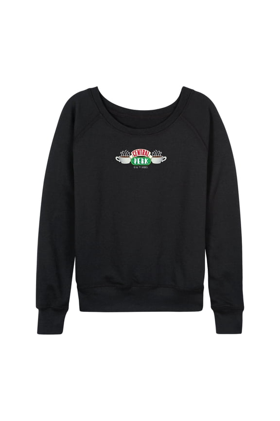 - Central Perk Logo - Women's French Terry Long Sleeve Pullover