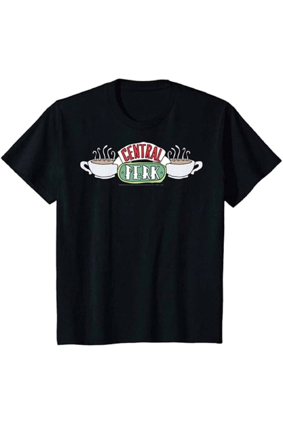 Central Perk Men's Crew Neck T-Shirt (Large)