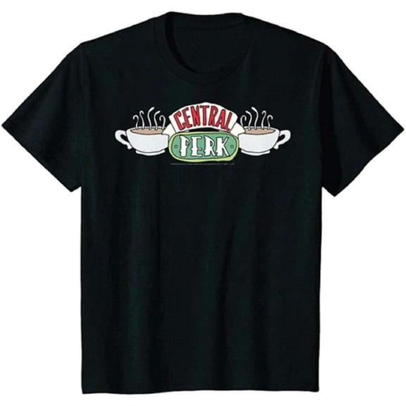 Friends Central Perk Men's Crew Neck T-Shirt (Medium)
